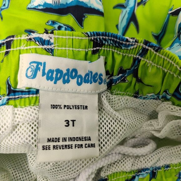 Flapdoodles Swim Set - 2 Separate Pieces Combined Trunk and Shirt Boys 3T NWT - Picture 7 of 9